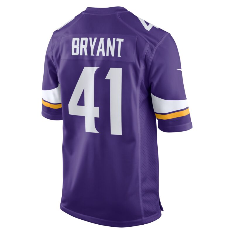 Austin Bryant Minnesota Vikings Game Jersey - Purple - Image 3