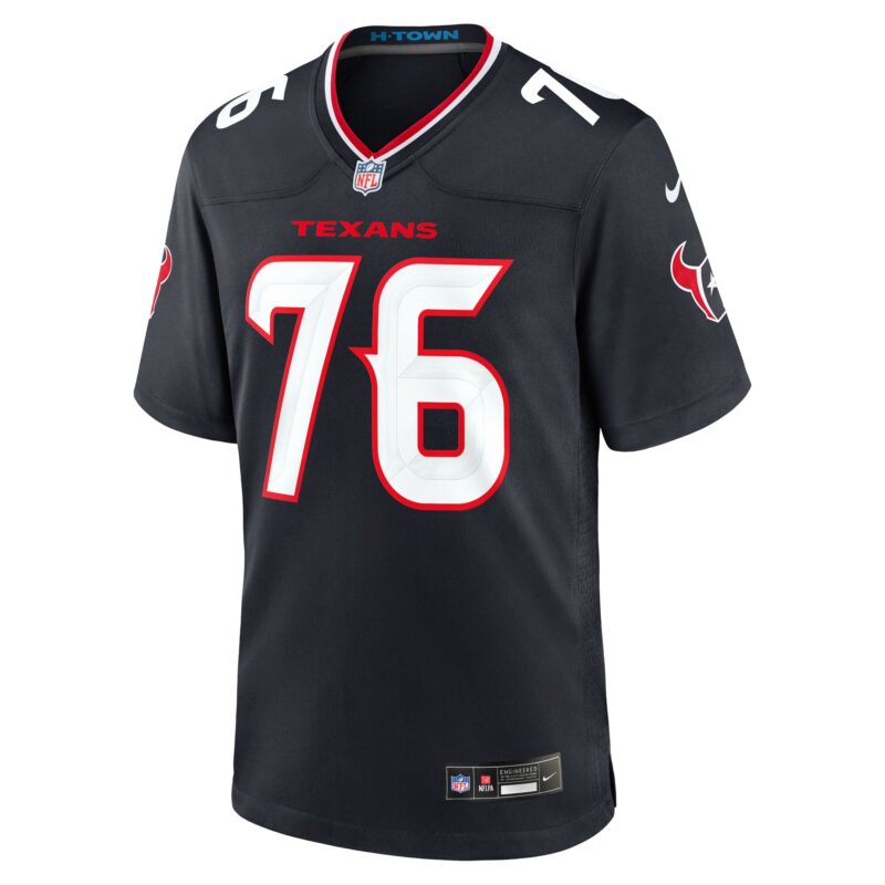 Austin Deculus Houston Texans Team Game Jersey - Navy - Image 2