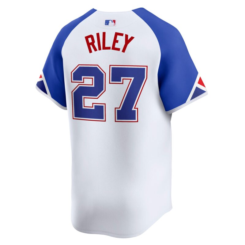 Austin Riley Atlanta Braves City Connect Limited Jersey - White - Image 3