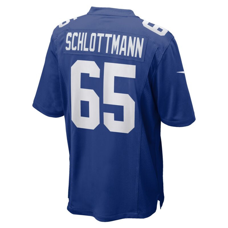 Austin Schlottmann New York Giants Team Game Jersey - Royal - Image 3
