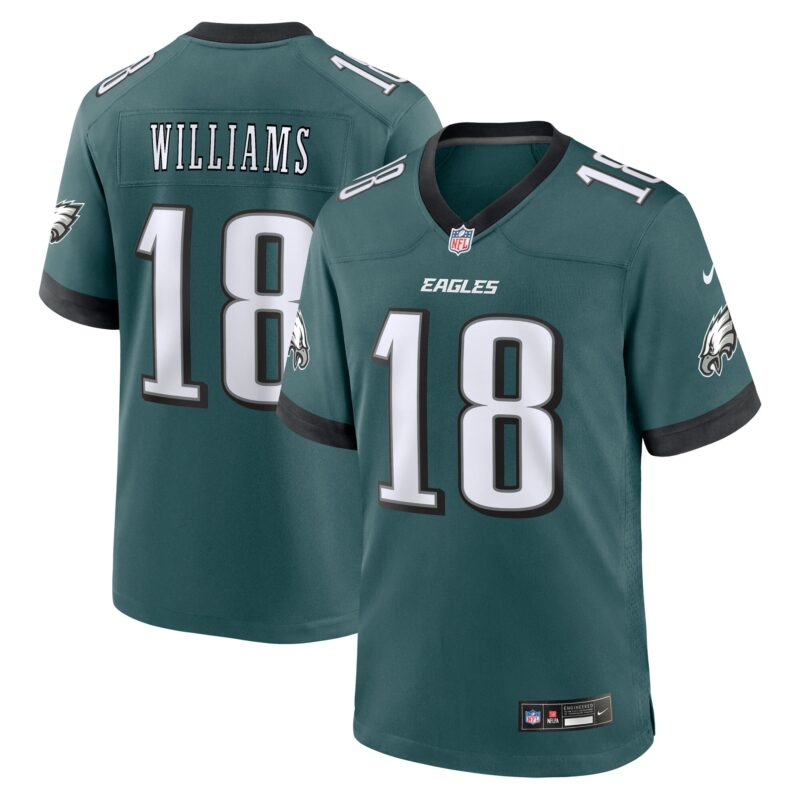 Avery Williams Philadelphia Eagles Team Game Jersey - Midnight Green