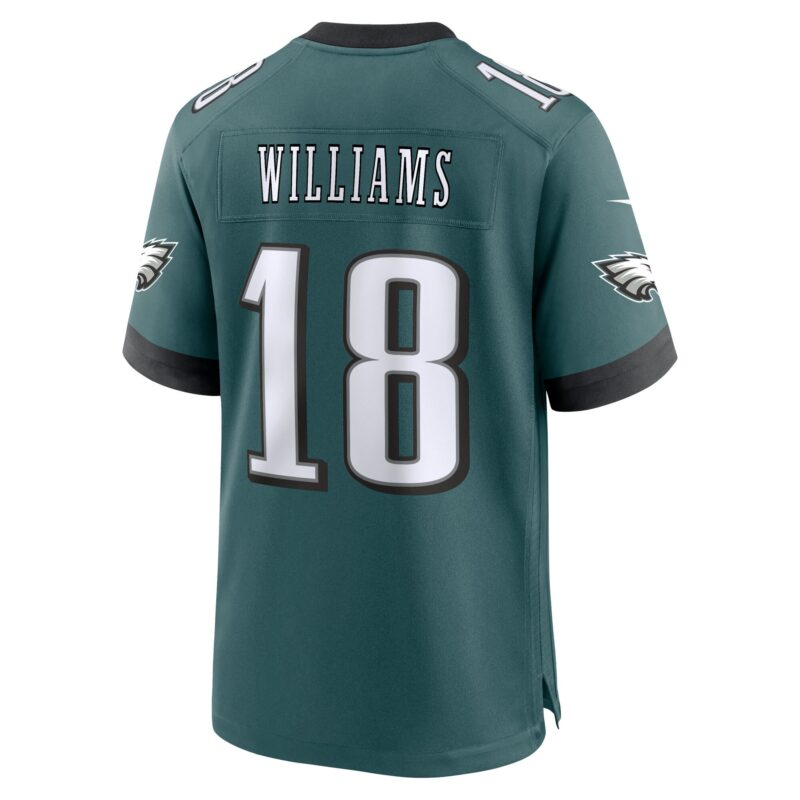 Avery Williams Philadelphia Eagles Team Game Jersey - Midnight Green - Image 3