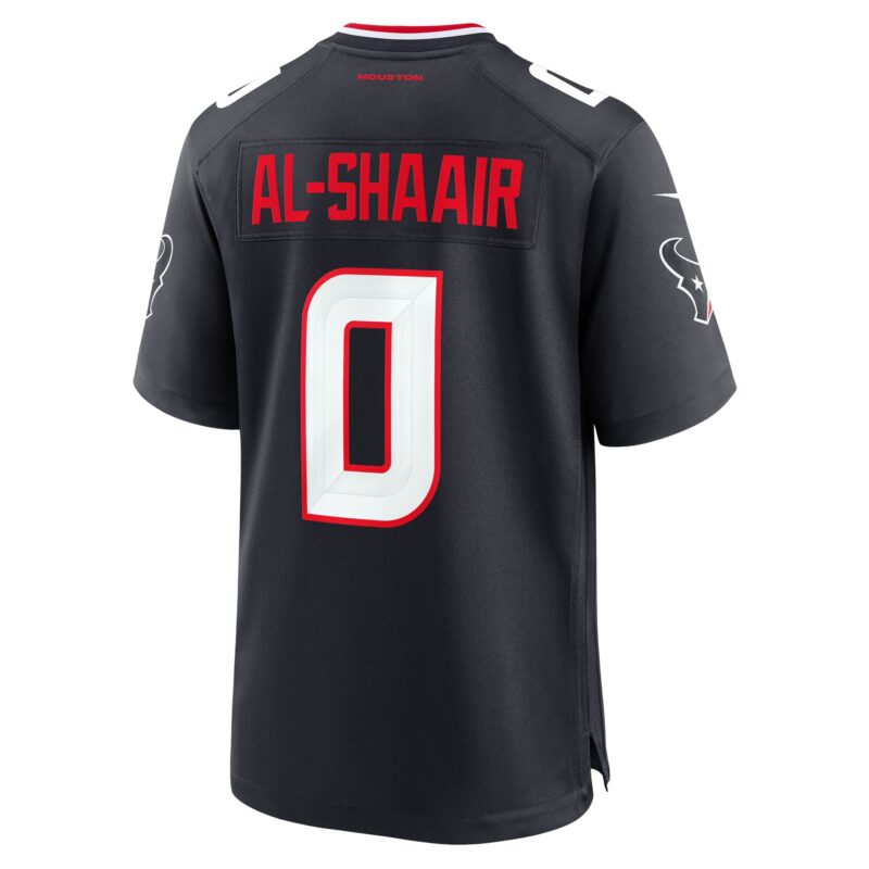 Azeez Al-Shaair Houston Texans Team Game Jersey - Navy - Image 3