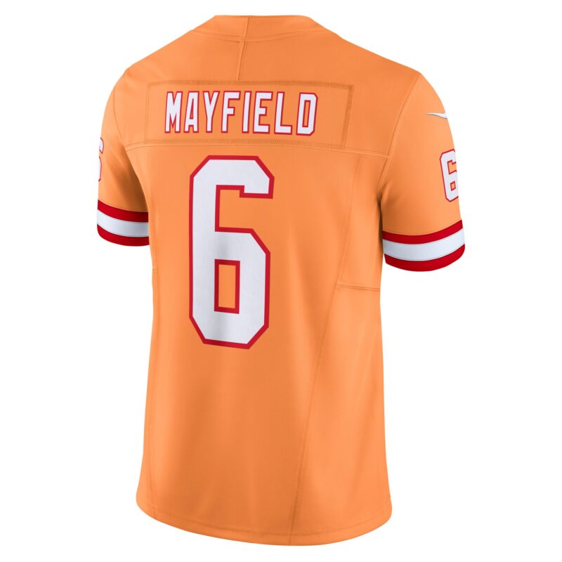 Baker Mayfield Tampa Bay Buccaneers 2nd Alternate Vapor F.U.S.E. Limited Jersey - Orange - Image 3