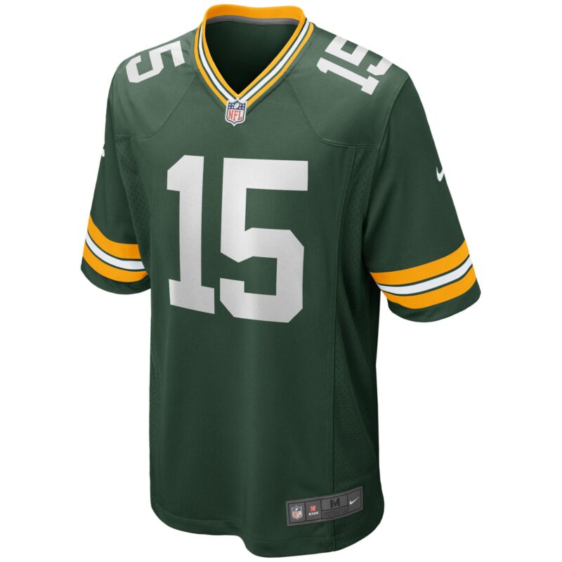 Bart Starr Green Bay Packers Game Retired Player Jersey - Green - Image 2