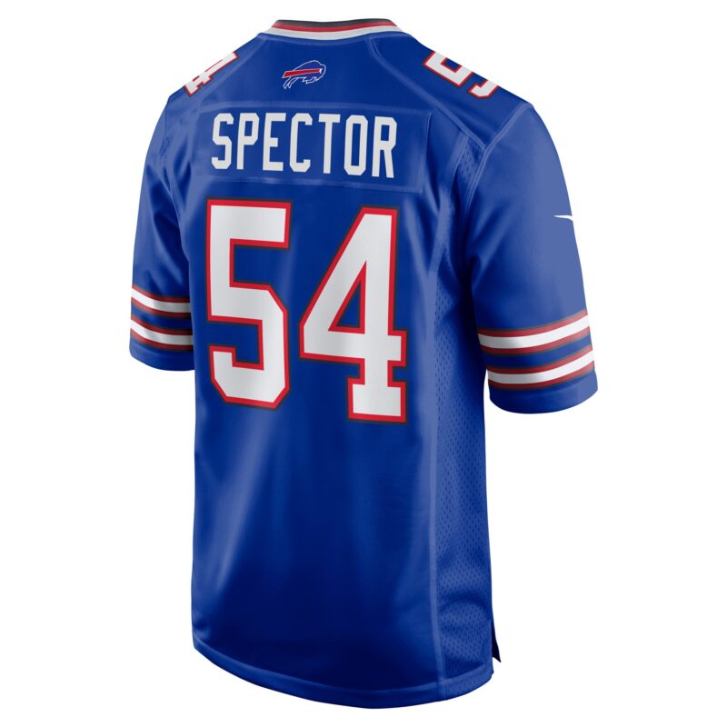 Baylon Spector Buffalo Bills Game Jersey - Royal - Image 3