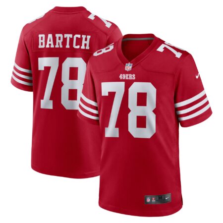 Ben Bartch San Francisco 49ers Game Jersey - Scarlet