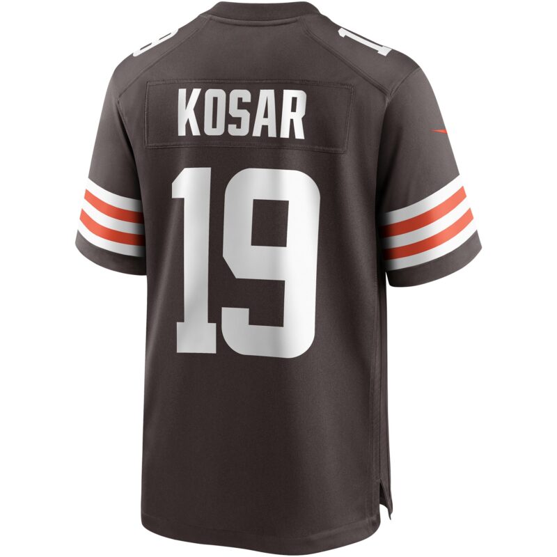 Bernie Kosar Cleveland Browns Game Retired Player Jersey - Brown - Image 3
