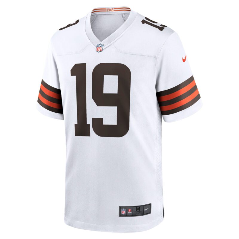 Bernie Kosar Cleveland Browns Retired Player Game Jersey - White - Image 2