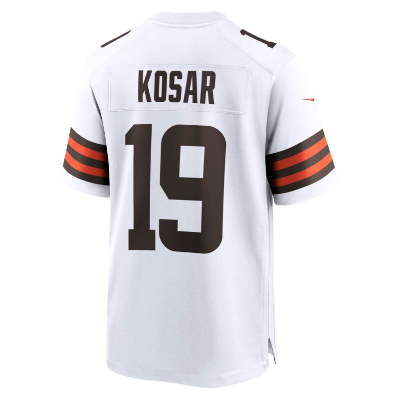 Bernie Kosar Cleveland Browns Retired Player Game Jersey - White - Image 3