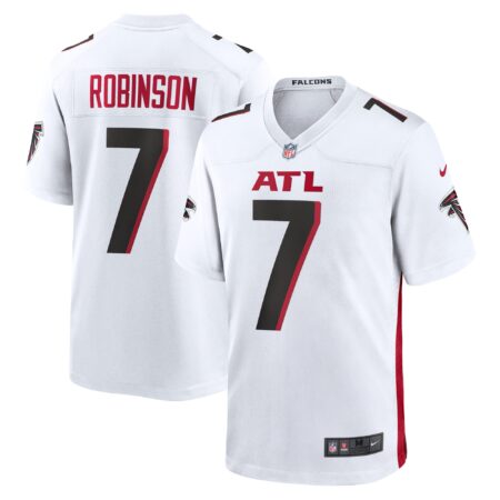 Bijan Robinson Atlanta Falcons Game Jersey - White