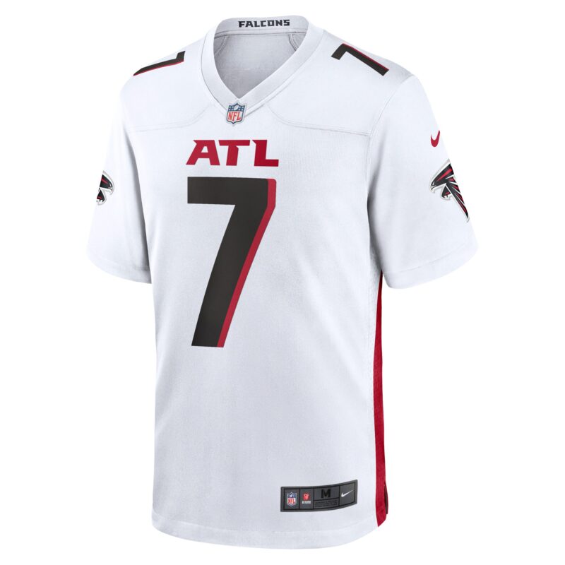 Bijan Robinson Atlanta Falcons Game Jersey - White - Image 2
