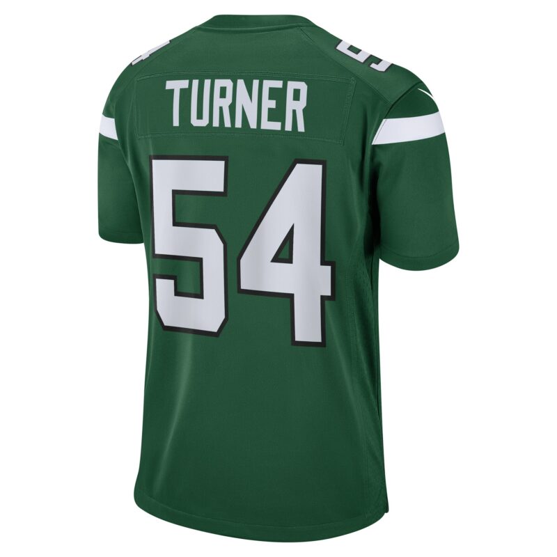 Billy Turner New York Jets Game Jersey - Gotham Green - Image 3