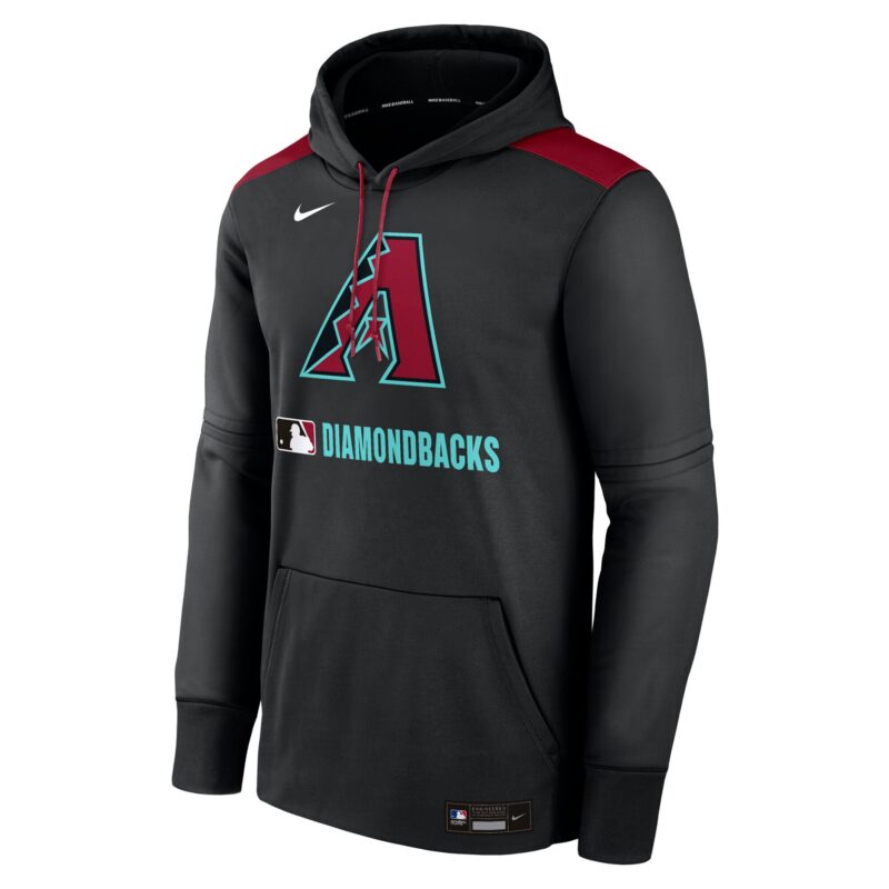 Arizona Diamondbacks Collection Performance Pullover Hoodie - Black - Image 2