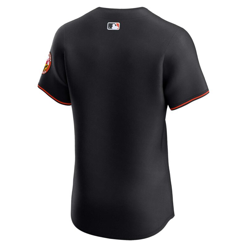 Baltimore Orioles Alternate Vapor Premier Elite Patch Jersey - Black - Image 3