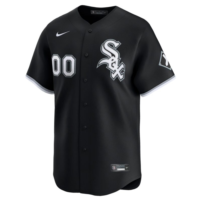 Chicago White Sox Alternate Limited Custom Jersey - Black - Image 2