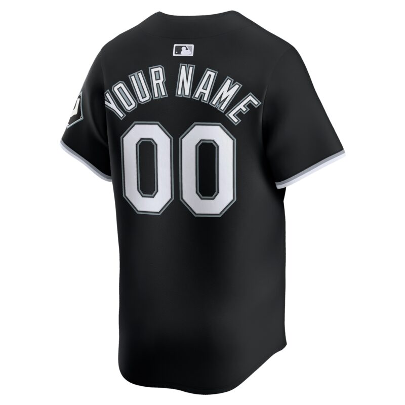 Chicago White Sox Alternate Limited Custom Jersey - Black - Image 3
