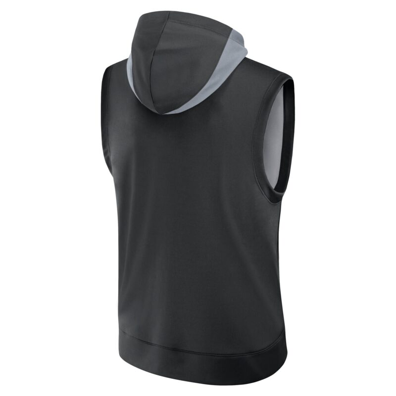 Chicago White Sox Collection Performance Sleeveless Pullover Hoodie - Black - Image 3