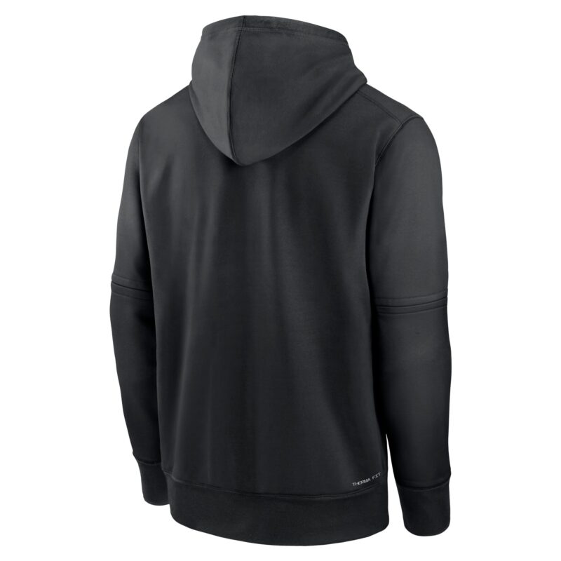 Chicago White Sox Collection Practice Performance Pullover Hoodie - Black - Image 3