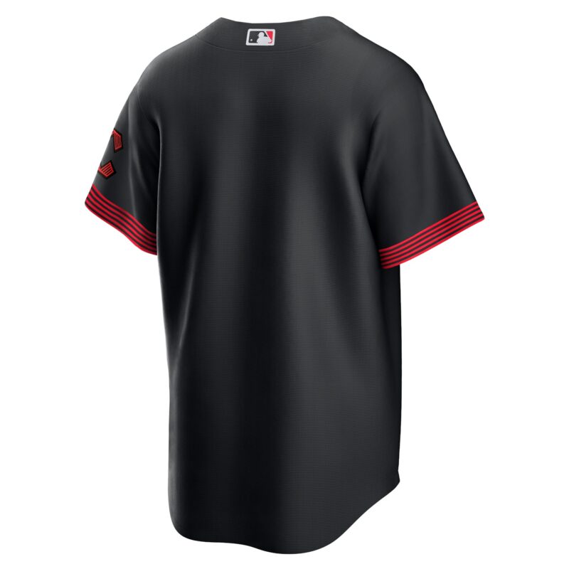Cincinnati Reds City Connect Jersey - Black - Image 3
