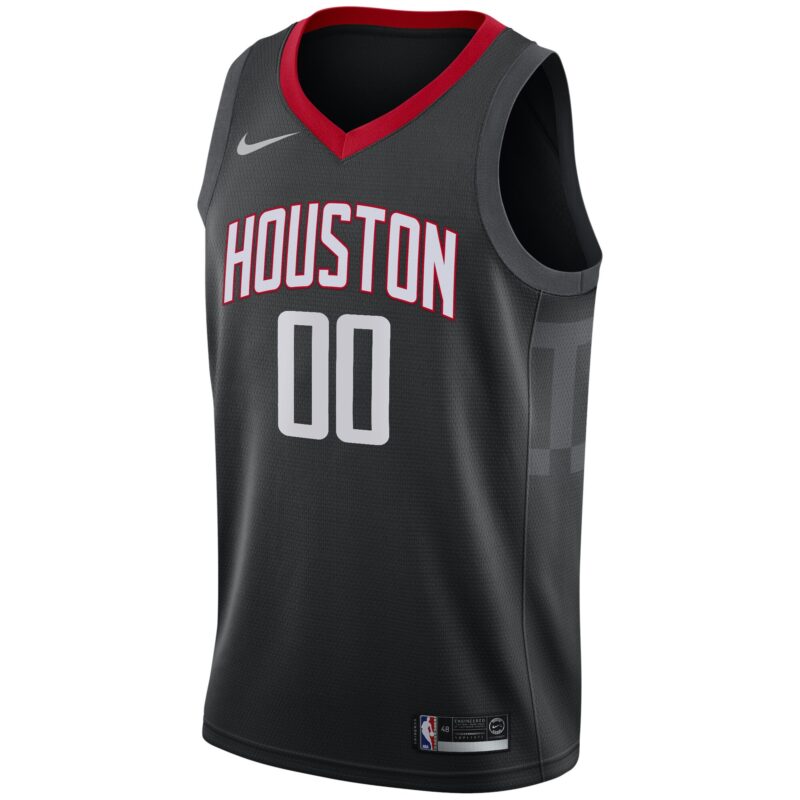 Houston Rockets Swingman Custom Jersey Black - Statement Edition - Image 2