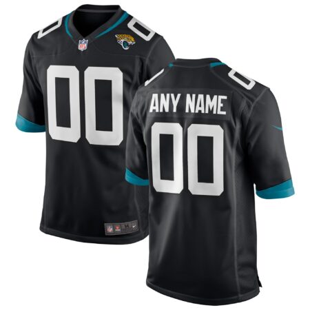 Jacksonville Jaguars Custom Game Jersey - Black
