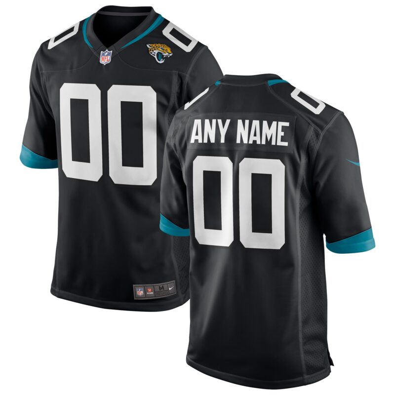 Jacksonville Jaguars Custom Game Jersey - Black