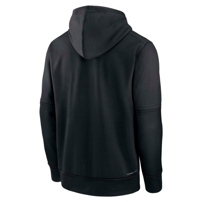 Los Angeles Dodgers Collection Performance Pullover Hoodie - Black - Image 3