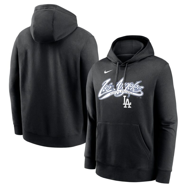 Los Angeles Dodgers Local Club Pullover Hoodie - Black