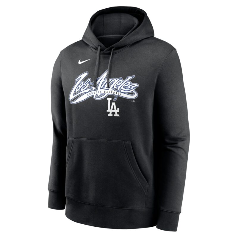 Los Angeles Dodgers Local Club Pullover Hoodie - Black - Image 2