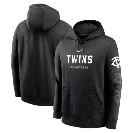 Minnesota Twins Fashion Club Pullover Hoodie - Black