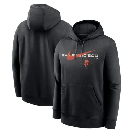 San Francisco Giants Swoosh NeighborHOOD Pullover Hoodie - Black