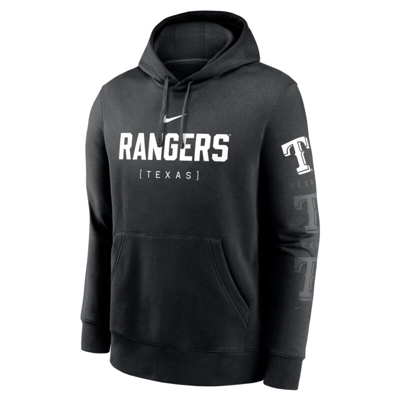 Texas Rangers Fashion Club Pullover Hoodie - Black - Image 2