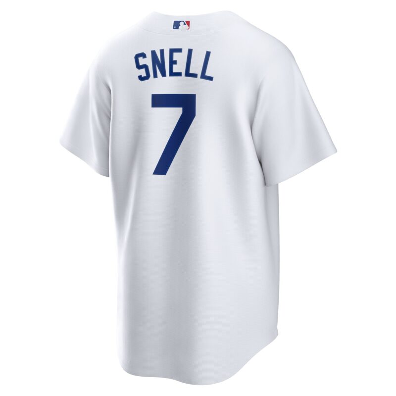 Blake Snell Los Angeles Dodgers Home Player Jersey - White - Image 3