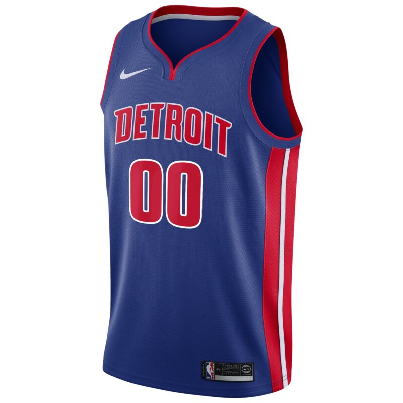 Detroit Pistons Swingman Custom Jersey Blue - Icon Edition - Image 2