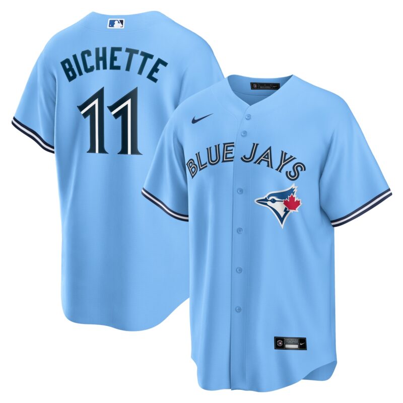 Bo Bichette Toronto Blue Jays Alternate Player Name Jersey - Powder Blue