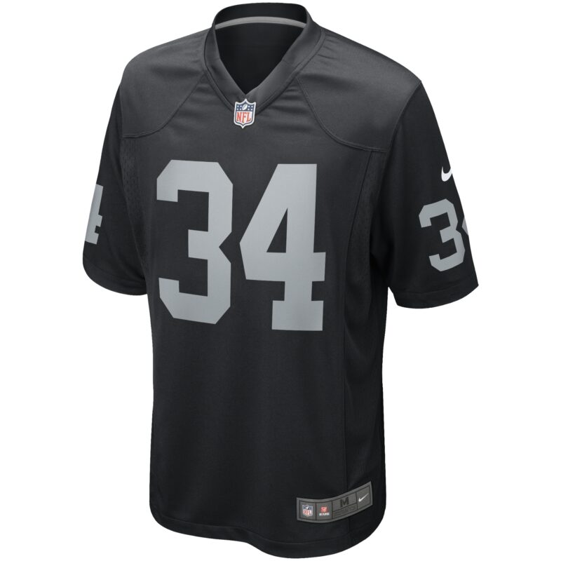 Bo Jackson Las Vegas Raiders Game Retired Player Jersey - Black - Image 2