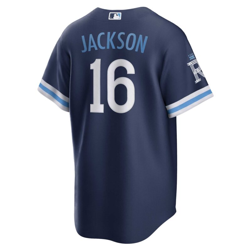 Bo Jackson Kansas City Royals City Connect Player Jersey - Navy - Image 3