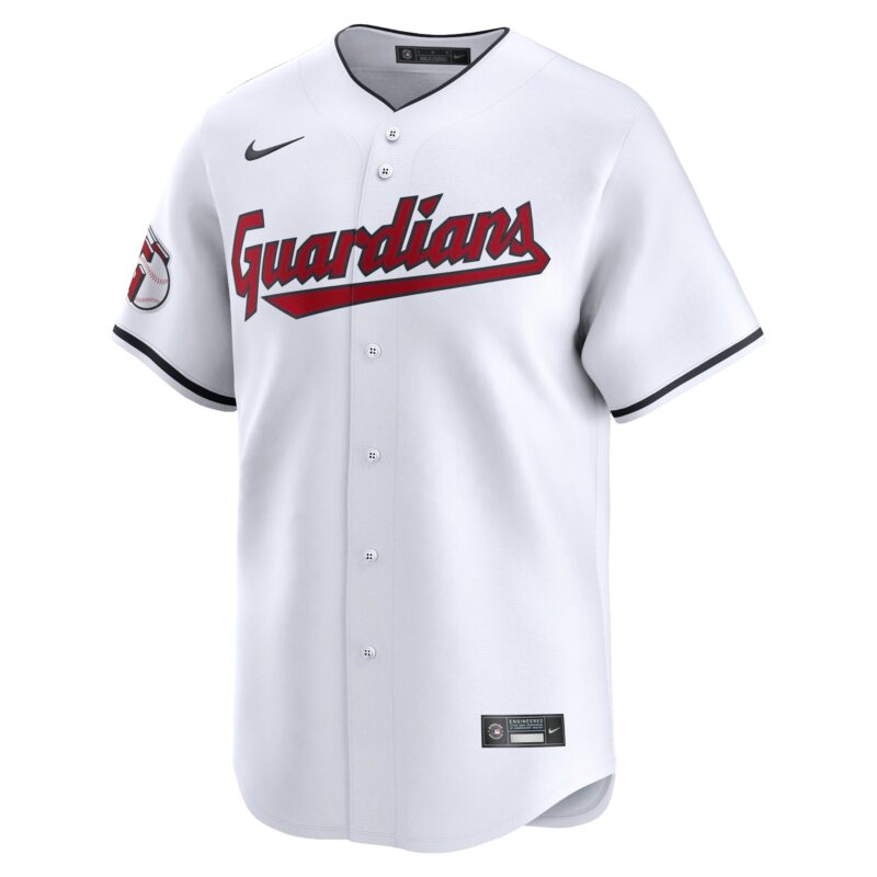 Bo Naylor Cleveland Guardians Home Limited Player Jersey - White - Image 2