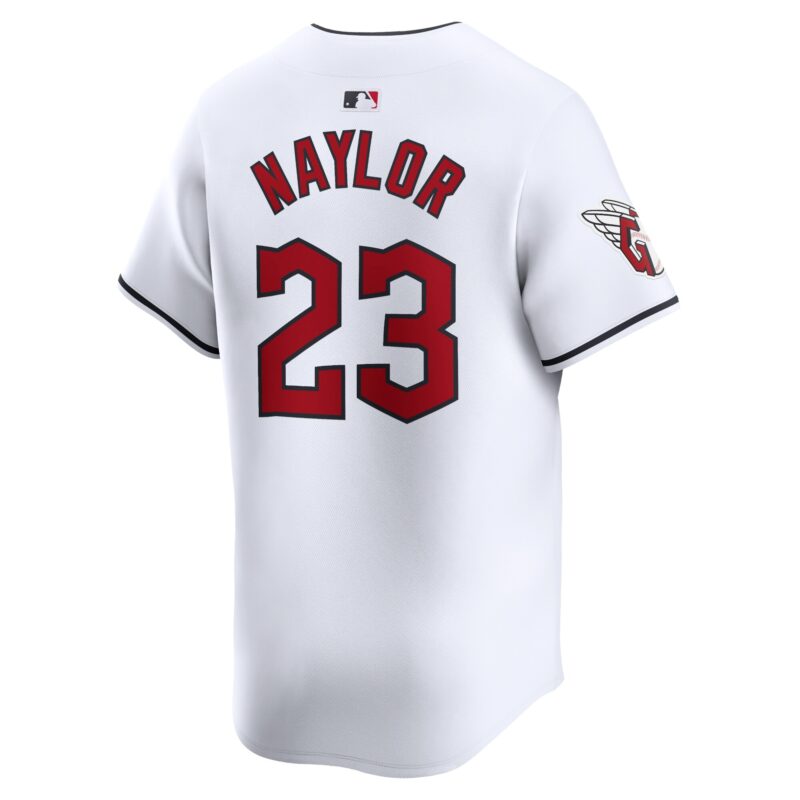 Bo Naylor Cleveland Guardians Home Limited Player Jersey - White - Image 3