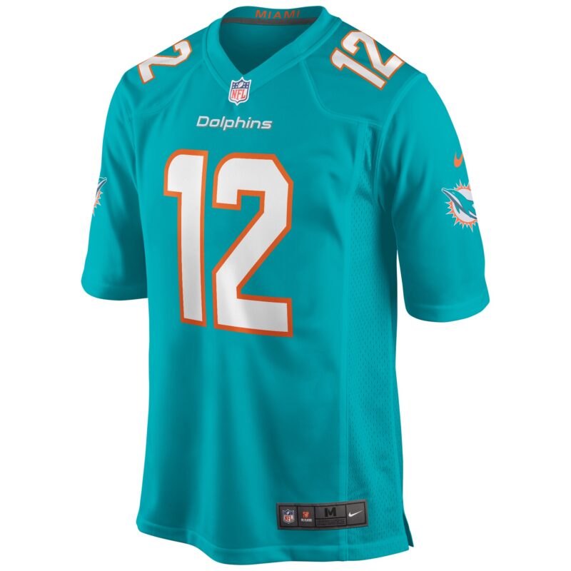 Bob Griese Miami Dolphins Game Retired Player Jersey - Aqua - Image 2