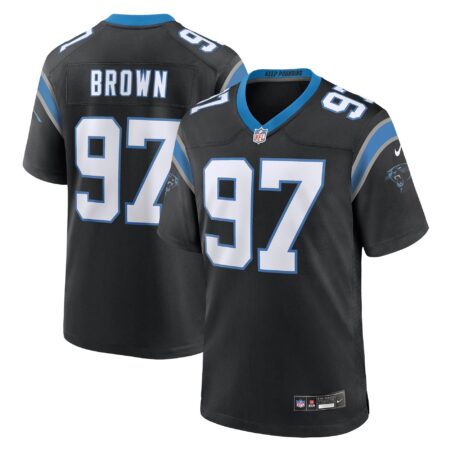 Bobby Brown Carolina Panthers Team Game Jersey - Black