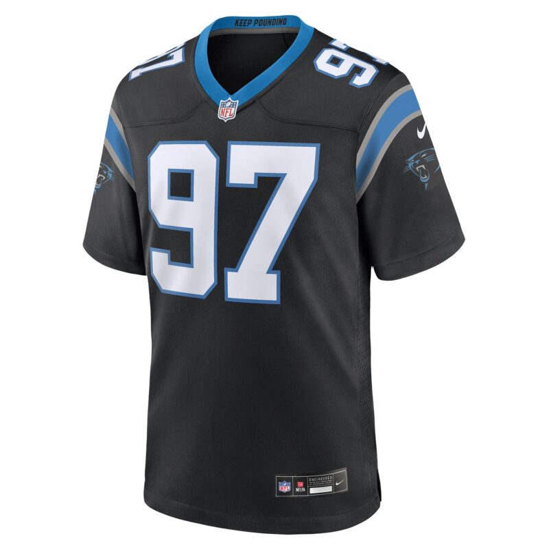 Bobby Brown Carolina Panthers Team Game Jersey - Black - Image 2