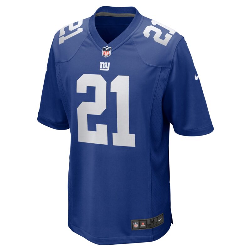 Bobby McCain New York Giants Game Player Jersey - Royal - Image 2