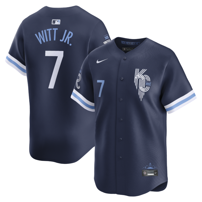 Bobby Witt Jr. Kansas City Royals City Connect Limited Jersey - Navy