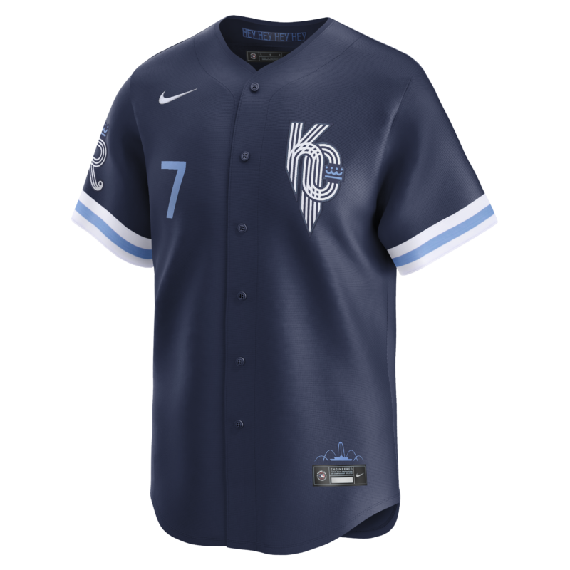 Bobby Witt Jr. Kansas City Royals City Connect Limited Jersey - Navy - Image 2