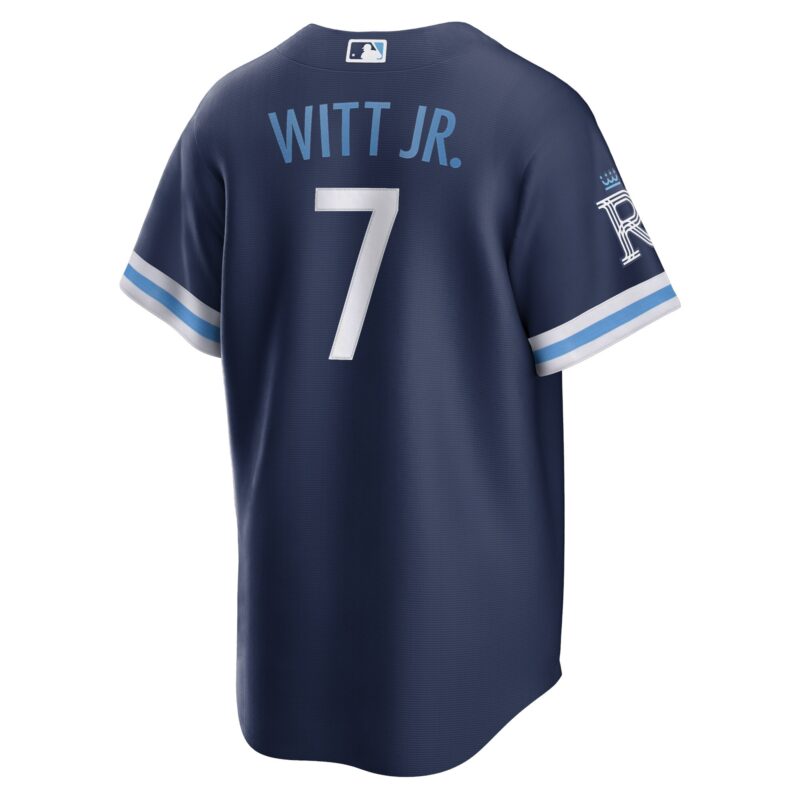 Bobby Witt Jr. Kansas City Royals City Connect Player Jersey - Navy - Image 3
