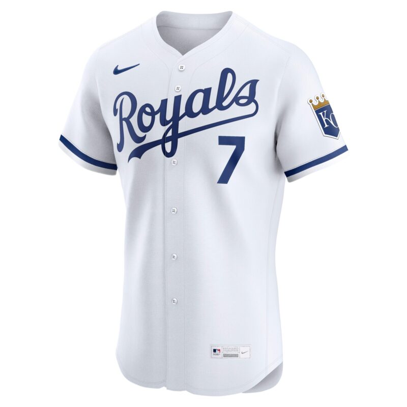 Bobby Witt Jr. Kansas City Royals Home Elite Jersey - White - Image 2