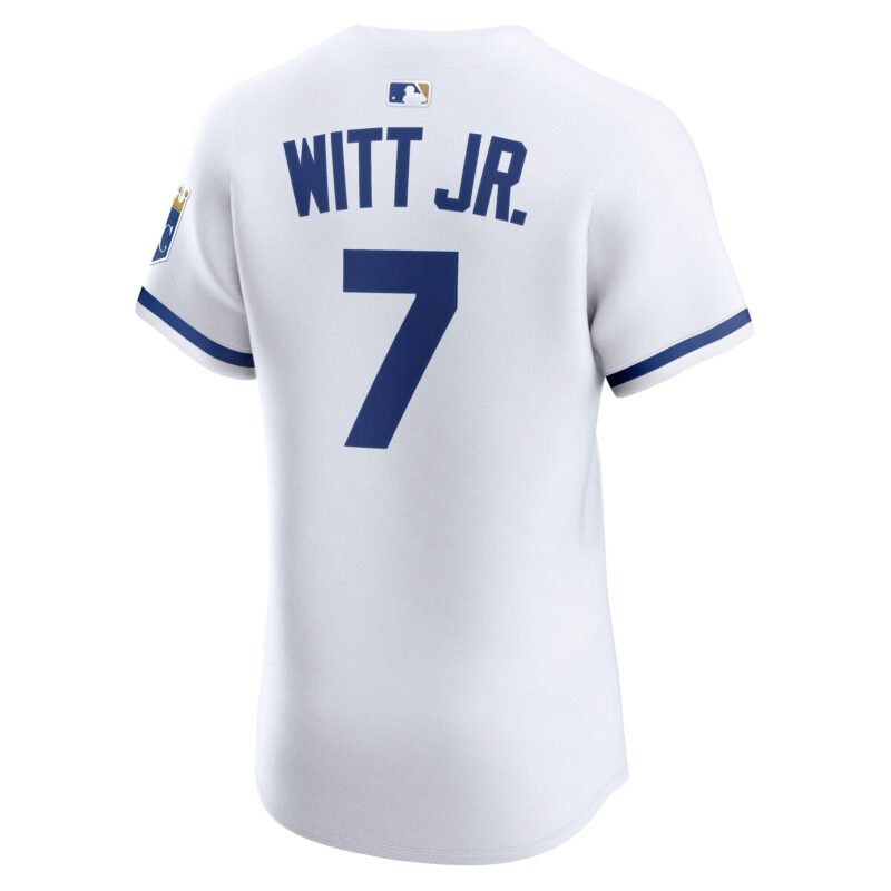 Bobby Witt Jr. Kansas City Royals Home Elite Jersey - White - Image 3
