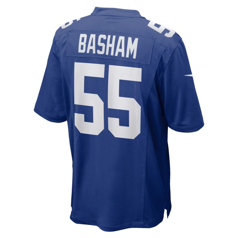 Boogie Basham New York Giants Team Game Jersey - Royal - Image 3